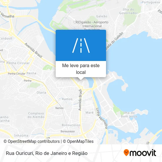 Rua Ouricuri mapa