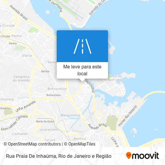 Rua Praia De Inhaúma mapa