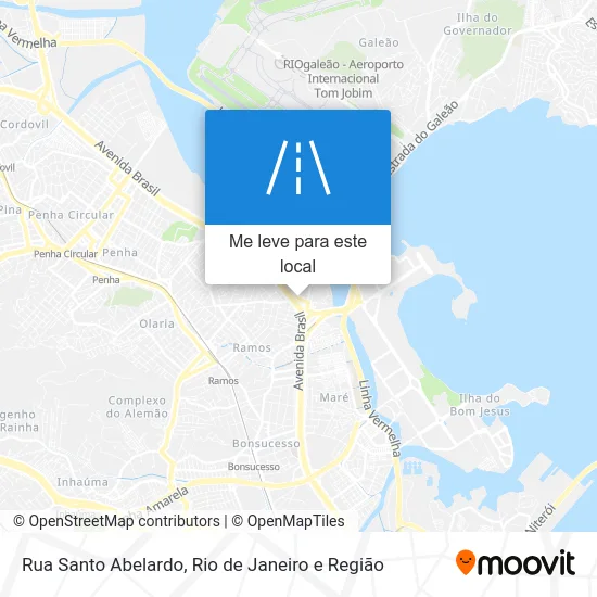 Rua Santo Abelardo mapa