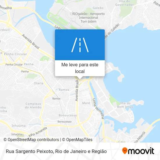 Rua Sargento Peixoto mapa