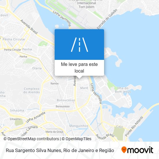 Rua Sargento Silva Nunes mapa