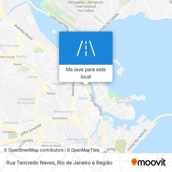 Rua Tancredo Neves mapa