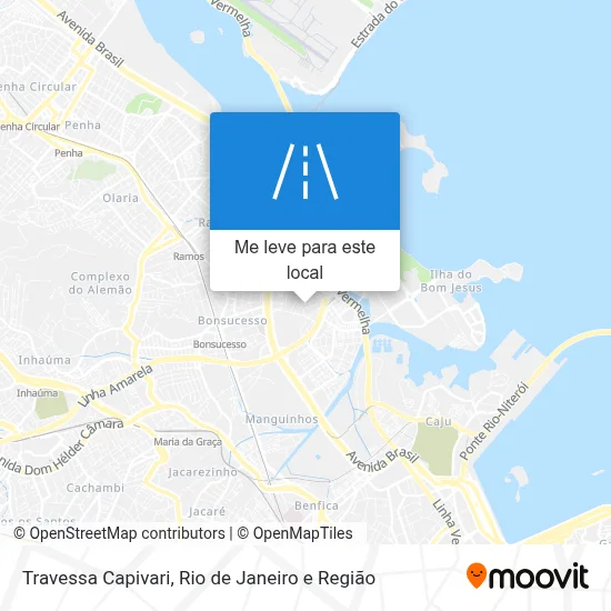 Travessa Capivari mapa