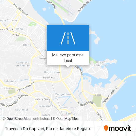 Travessa Do Capivari mapa