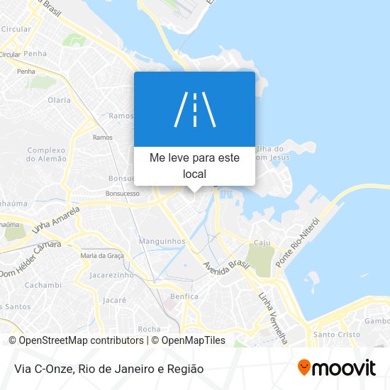 Via C-Onze mapa