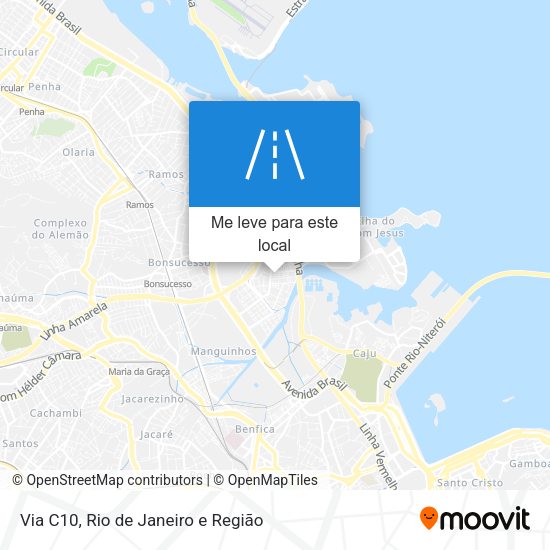 Via C10 mapa