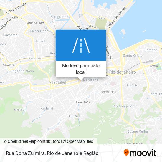 Rua Dona Zulmira mapa