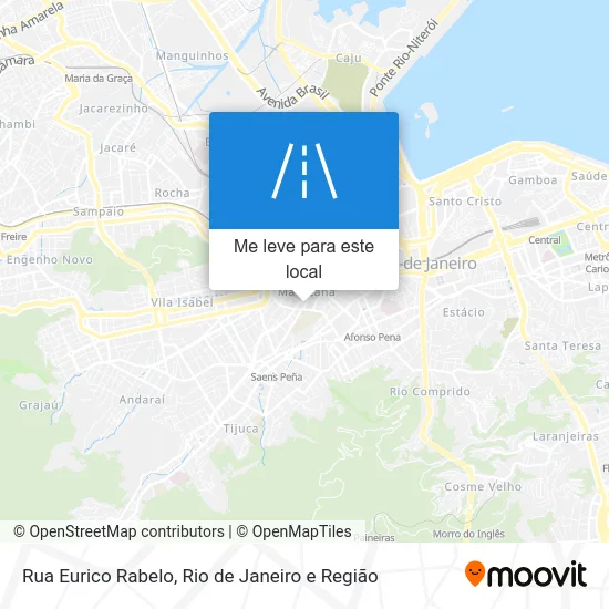 Rua Eurico Rabelo mapa