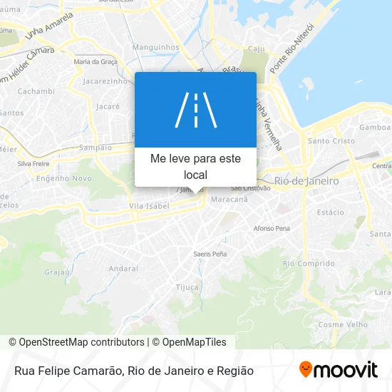 Rua Felipe Camarão mapa