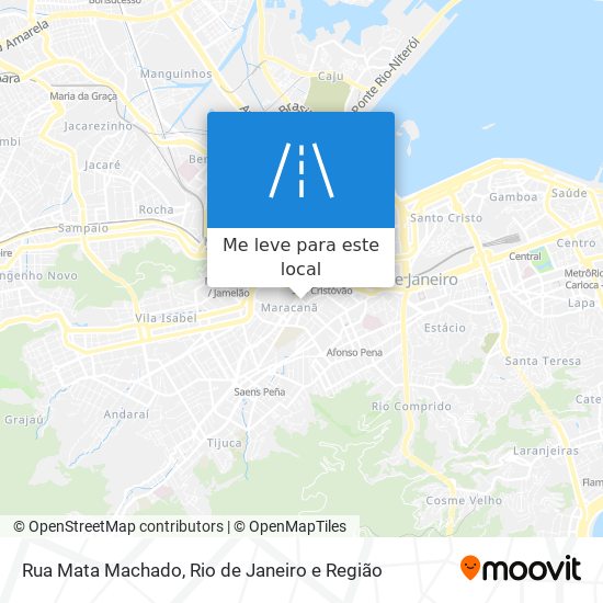 Rua Mata Machado mapa