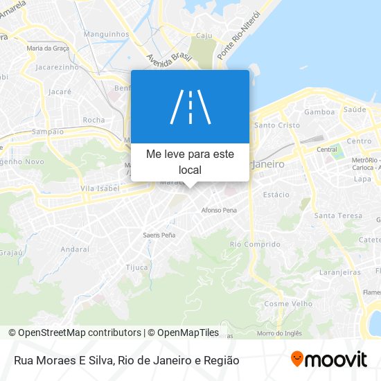 Rua Moraes E Silva mapa