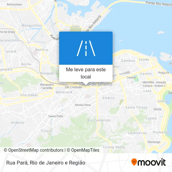 Rua Pará mapa