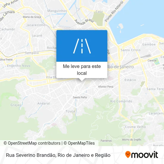 Rua Severino Brandão mapa