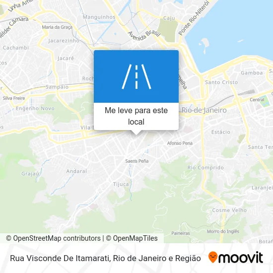 Rua Visconde De Itamarati mapa