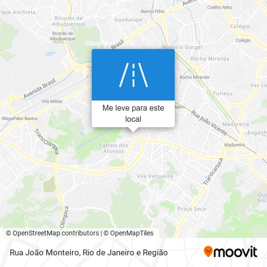 Rua João Monteiro mapa