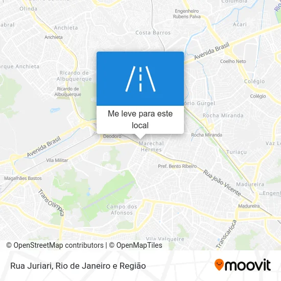 Rua Juriari mapa