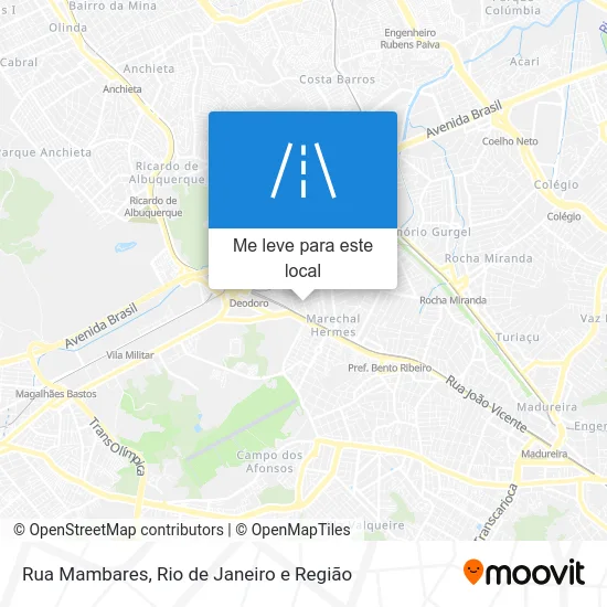 Rua Mambares mapa