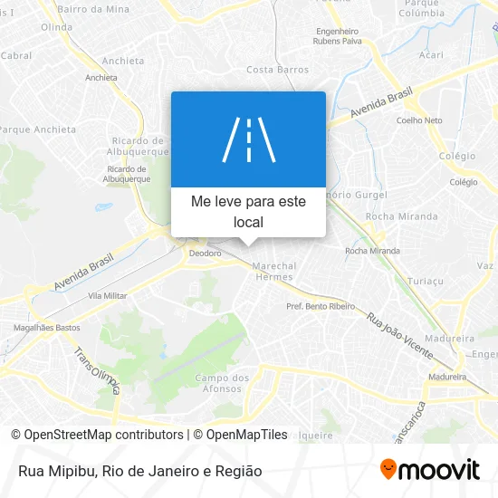 Rua Mipibu mapa