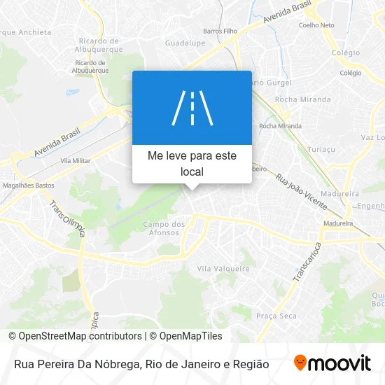 Rua Pereira Da Nóbrega mapa