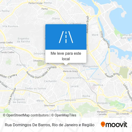Rua Domingos De Barros mapa