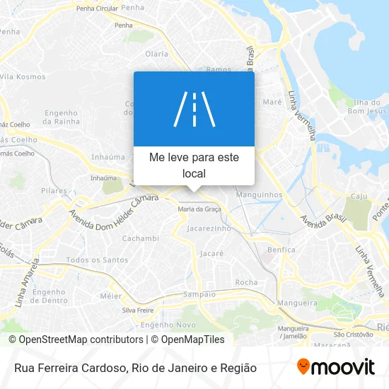 Rua Ferreira Cardoso mapa