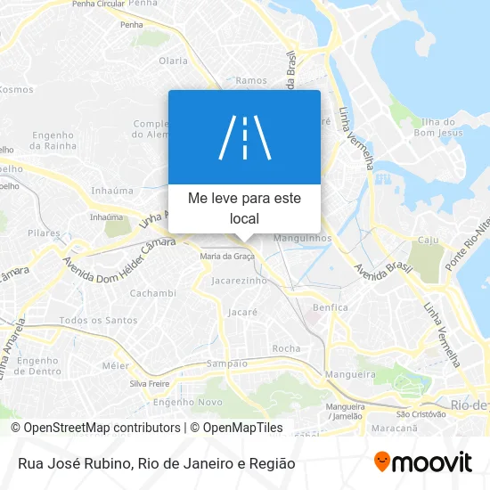 Rua José Rubino mapa