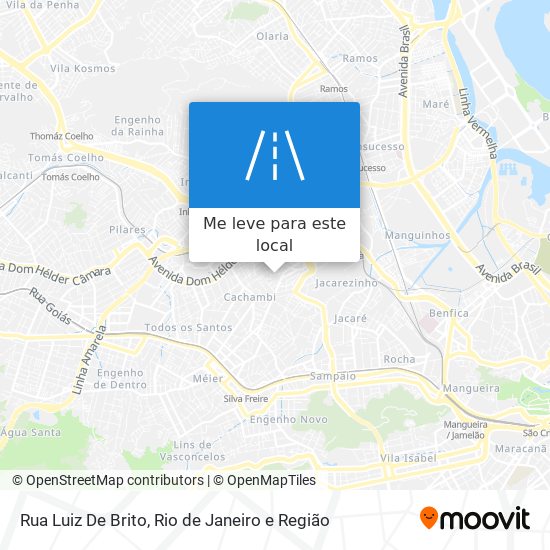 Rua Luiz De Brito mapa