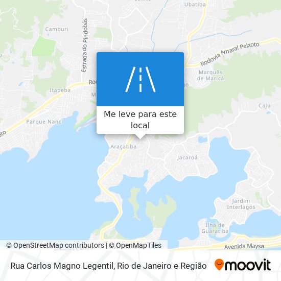 Rua Carlos Magno Legentil mapa