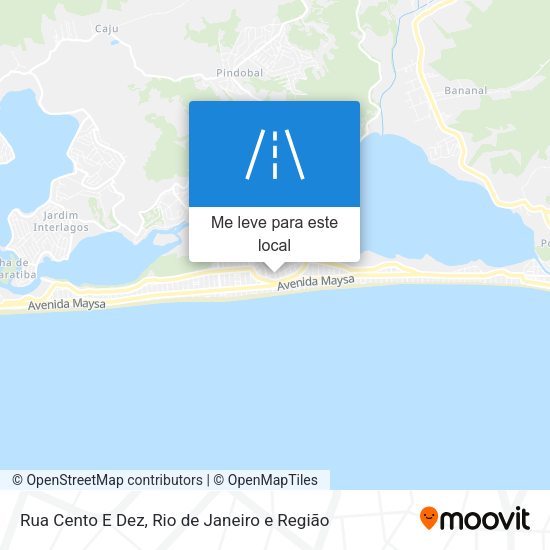 Rua Cento E Dez mapa