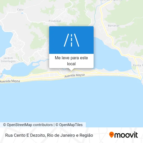 Rua Cento E Dezoito mapa