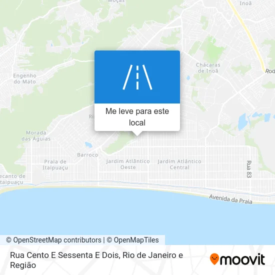 Rua Cento E Sessenta E Dois mapa