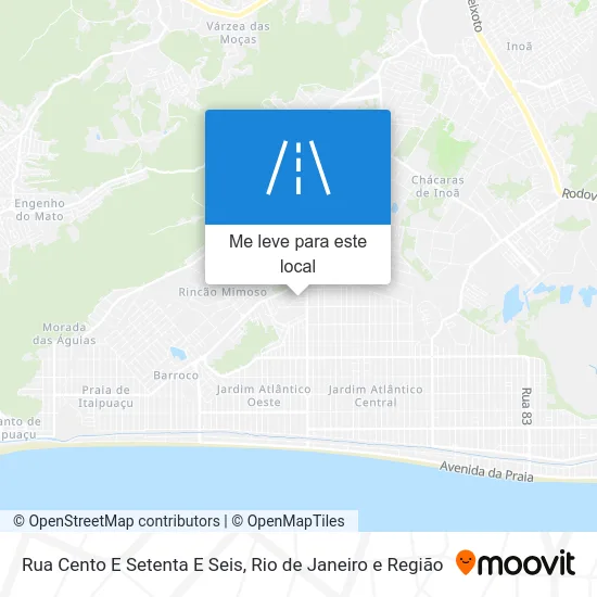 Rua Cento E Setenta E Seis mapa