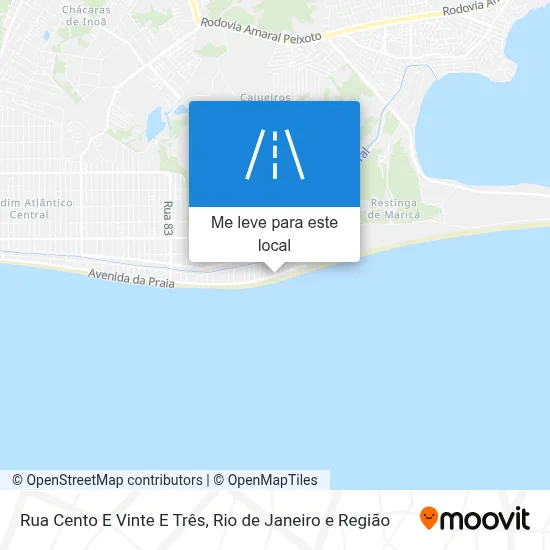 Rua Cento E Vinte E Três mapa