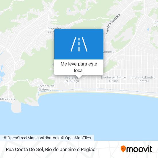 Rua Costa Do Sol mapa