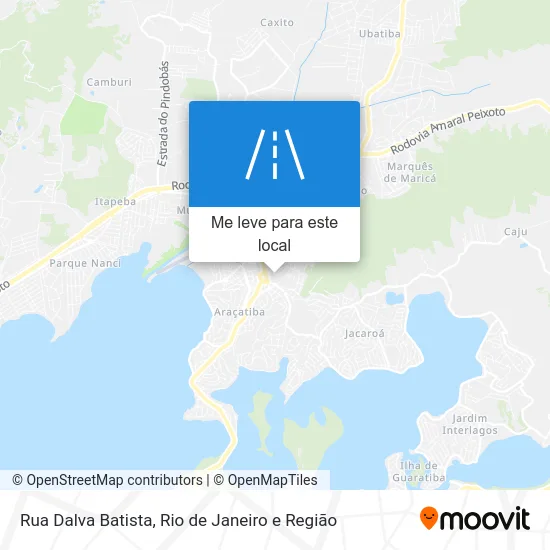Rua Dalva Batista mapa