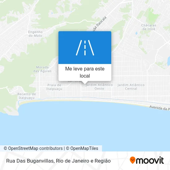 Rua Das Buganvillas mapa