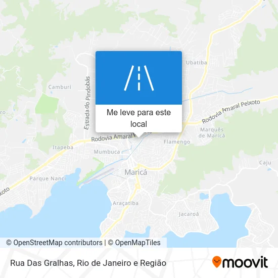 Rua Das Gralhas mapa