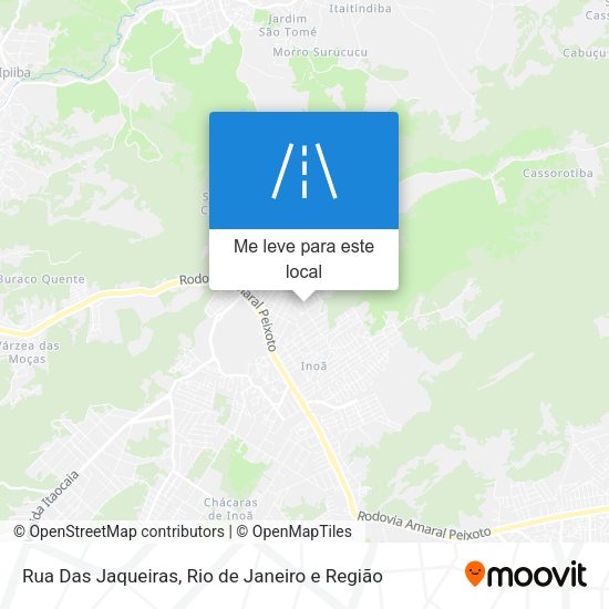 Rua Das Jaqueiras mapa