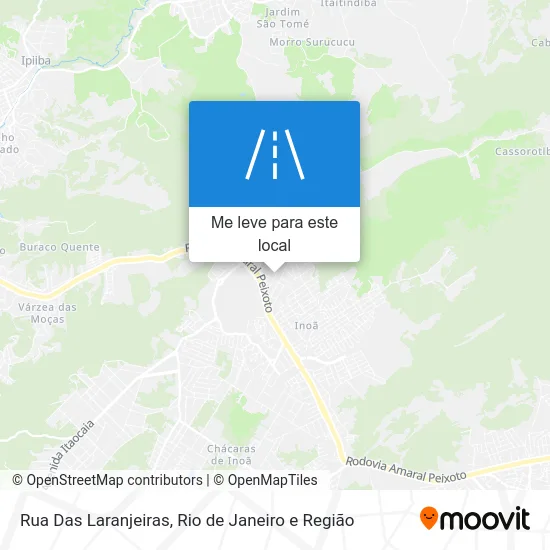 Rua Das Laranjeiras mapa