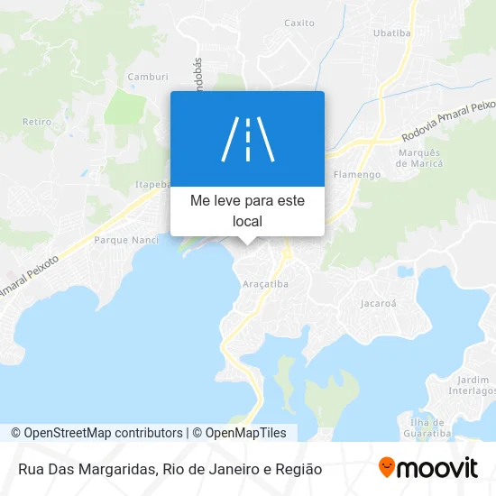 Rua Das Margaridas mapa