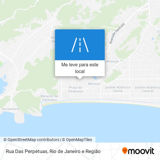 Rua Das Perpétuas mapa