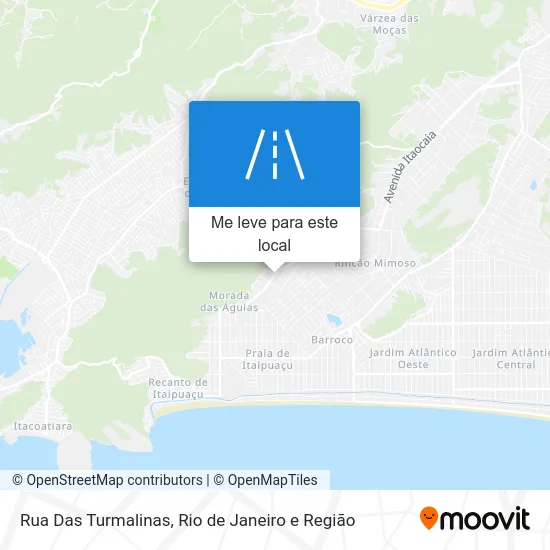 Rua Das Turmalinas mapa