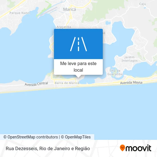 Rua Dezesseis mapa