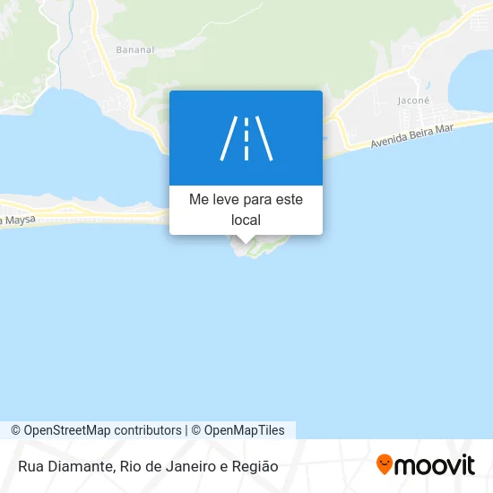 Rua Diamante mapa