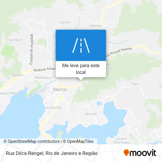 Rua Dilca Rangel mapa
