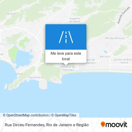 Rua Dirceu Fernandes mapa