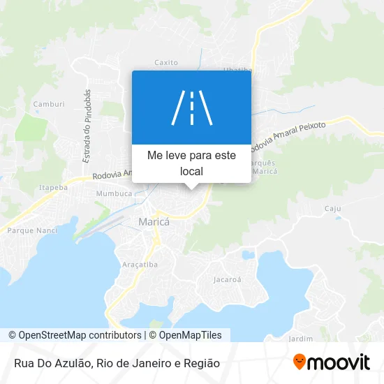 Rua Do Azulão mapa