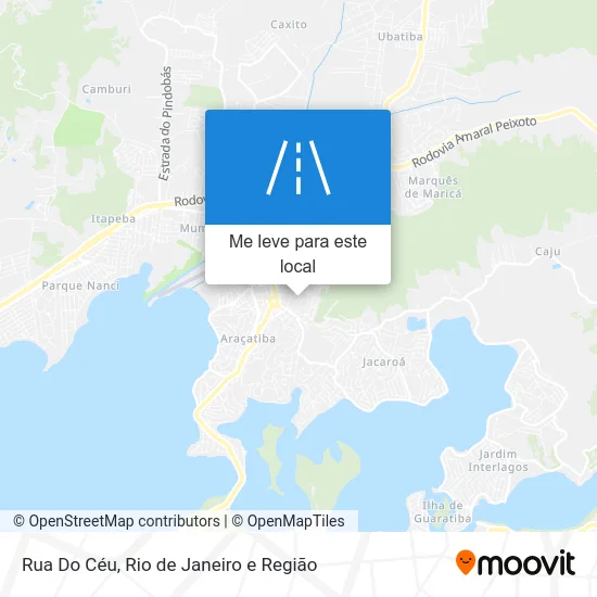 Rua Do Céu mapa