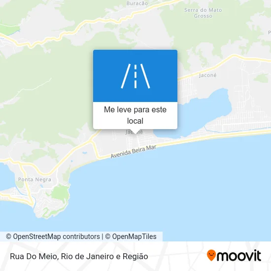 Rua Do Meio mapa