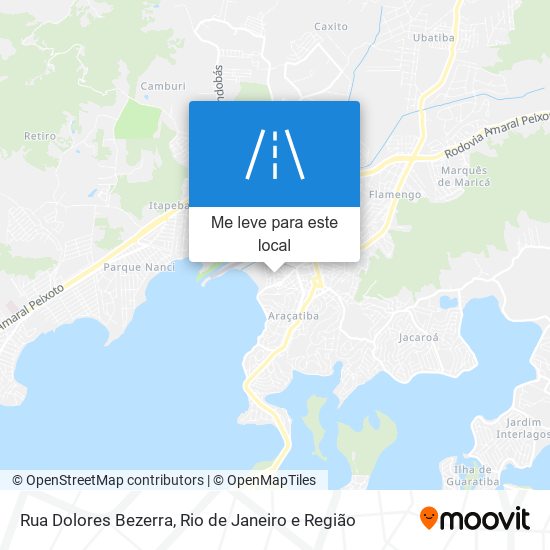 Rua Dolores Bezerra mapa